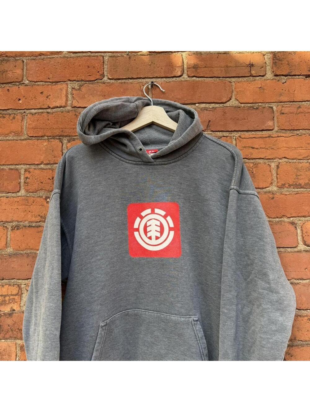 Vintage element skateboards hoodie 00s L
